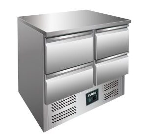 SARO Cooling table with drawers, model VIVIA S 901 S/S TOP 4x 1/2 GN