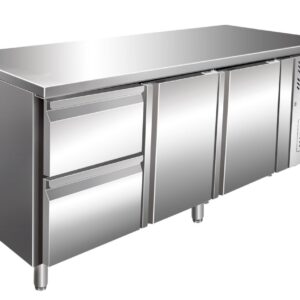 SARO Cooling table with 2 doors and 1x 2 drawer set, model KYLJA 3110 TN