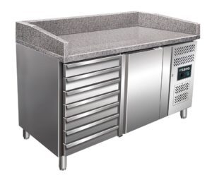SARO Pizza preparation table with drawers model MARGA PZ 1610 TN