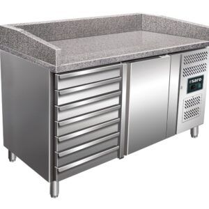 SARO Pizza preparation table with drawers model MARGA PZ 1610 TN