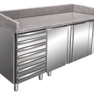 SARO Pizza preparation table with drawers model MARGA PZ 2610 TN