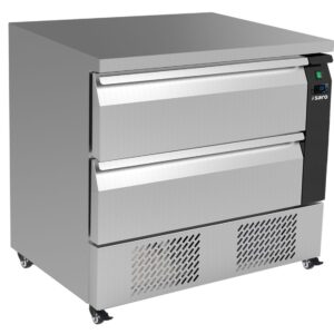 SARO drawer cooling table with 2 drawers, model DRAW 3SK