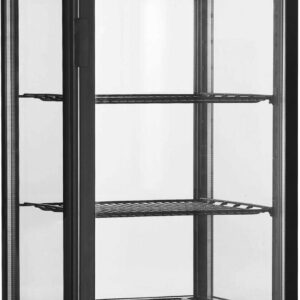 SARO Refrigerated Showcase, 235 Liter model SVEN black