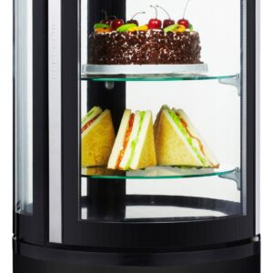 SARO Cake Display Case Black model MATILDE