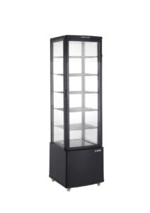 SARO Kühvitrine LEO, schwarz