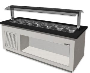 SARO Salatbar für 6x 1/1 GN, Modell PREMIUM LINE SB-K230 weiß