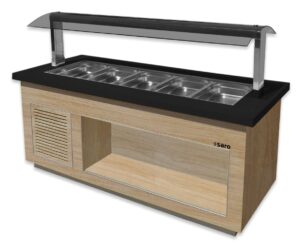 SARO Salatbar für 5x 1/1 GN, Modell PREMIUM LINE SB-K200 OAK