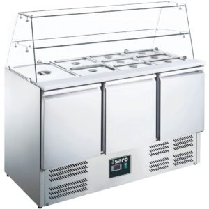 SARO Saladette, 3 Türen, mit Glasaufsatz, Modell ES 903 G
