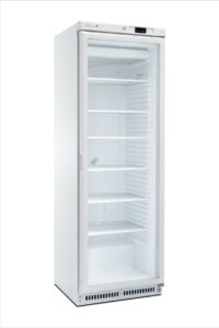 SARO Tiefkühlschrank mit Glastür - weiß, Modell ACE 430 CS PV