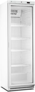 SARO Kühlschrank, Glastür - weiß, Modell ARV 430 CS PV