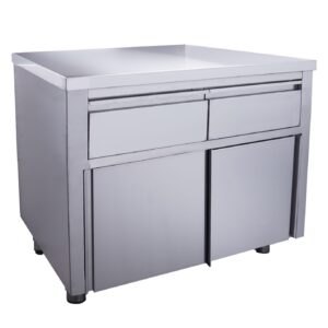 SARO Sliding door cabinet - 2 drawers 1000X700mm