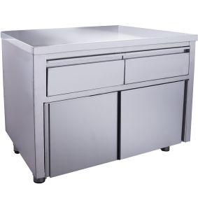 SARO Sliding door cabinet - 2 drawers 1200X700mm
