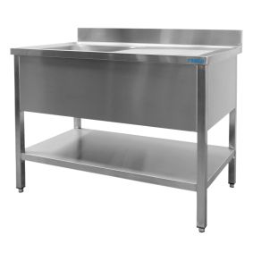 SARO Sink with 1 basin, left - 700 mm depth, 1600mm